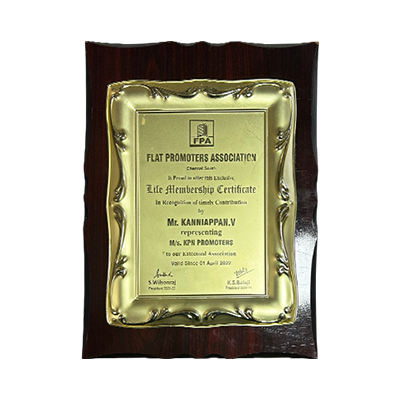Life Membership Certificate
